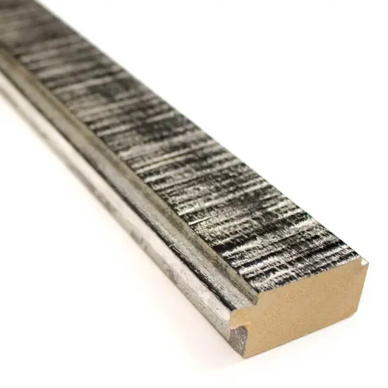 Photo Size Distressed Black Picture Frame - UV Acrylic, Foam Board Backing, Hanging Hardware {5}