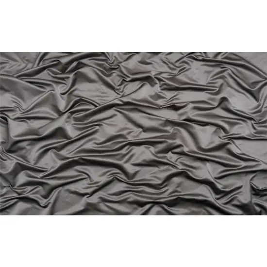 1 Yard Heather Gray Silk Duchesse Satin Luxury Formal Wear Fabric, 59 Inches Wide {3}