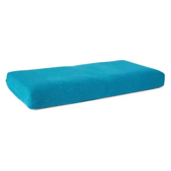 Large Stretch Couch Cushion, Replacement Slipcover for Couches, Sectionals, Armchairs, Furniture, Chaise Lounge, Fits a Cushion with 59-75 In Length, 20-27.5 in Width, and 2-9 in Height (Teal) Blue {1}