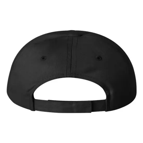 Valucap&reg; Adult Cotton Twill Cap Black {2}