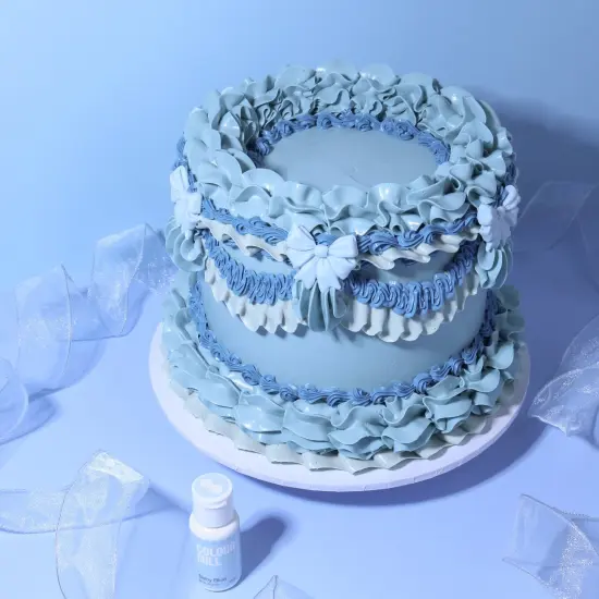 20ml Baby Blue Oil Based Colouring for Vibrant Buttercream Ganache Fondant Cake Batter and More {5}