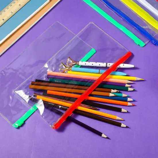 100 Pcs Plastic Poly Envelope - Multicolor {4}