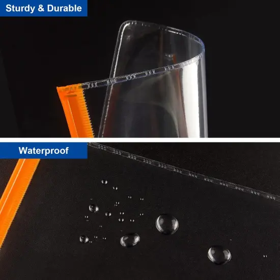 10 Pack Zipper Plastic Envelopes {4}