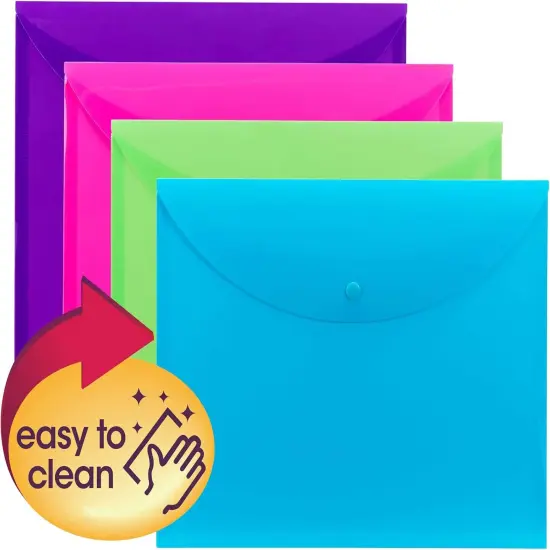 4 Pack Project Snap Closure Envelope {5}