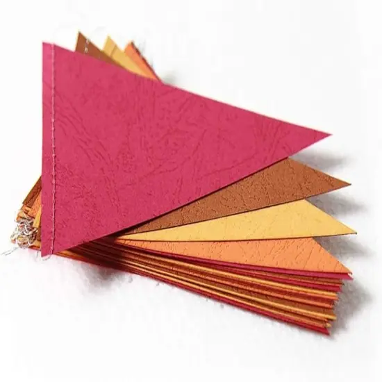 Fall Bunting Banner Triangle Flag Fabric Cotton Pennant Garland- 40 Ft {3}