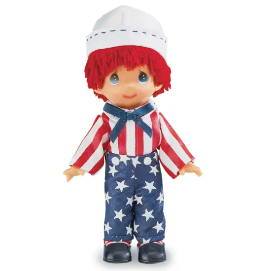Collections Etc Collectible Precious Moments Patriotic Raggedy Andy Doll {1}