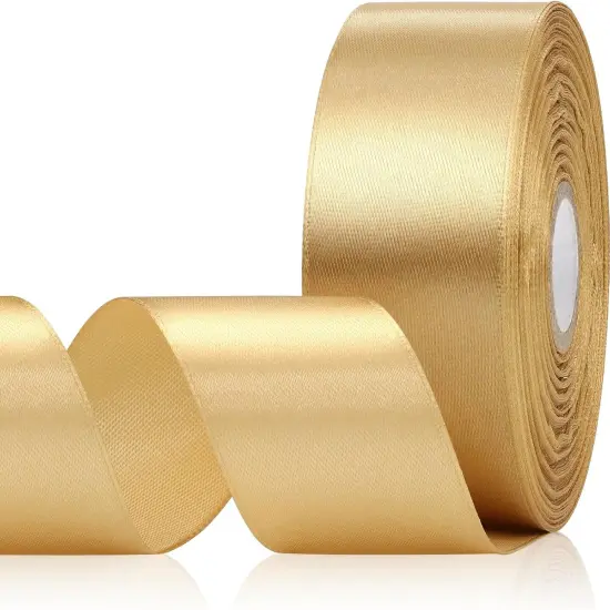 30 Yards Champagne Gold Ribbon {2}
