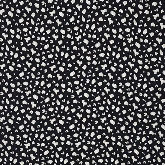 1 Yard Rayon Crinkle Fabric Black Taupe Wide Lightweight Apparel Material 50/52 Inches Width {2}