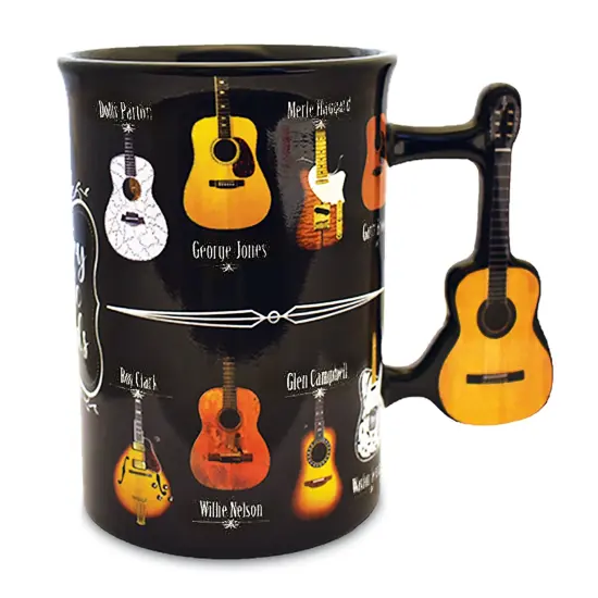 Collections Etc Country Music Legends Ceramic 16 oz. Mug {1}