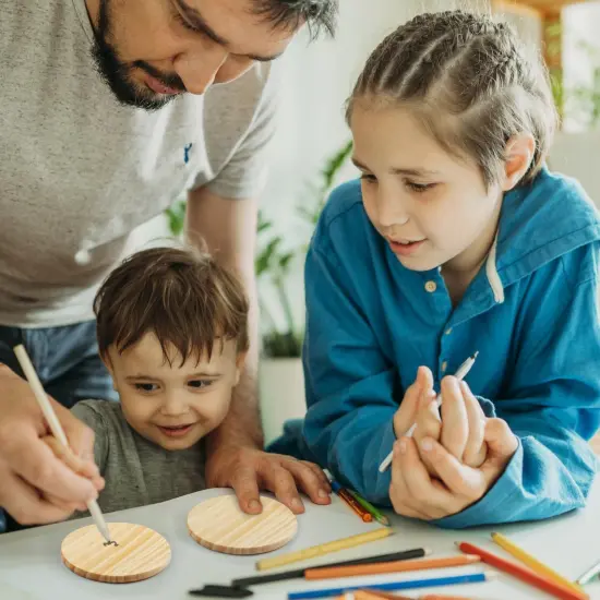36 Pcs Unfinished Wood Coasters {4}
