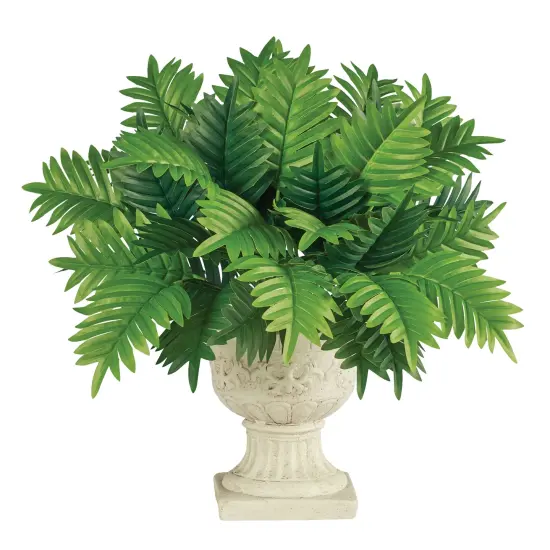 Collections Etc Artificial Parlour Palm Bushes - Set of 2 {1}