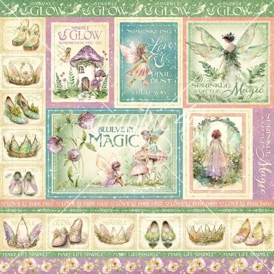 Fairy Boutique Double-Sided Cardstock 12"X12" {3}