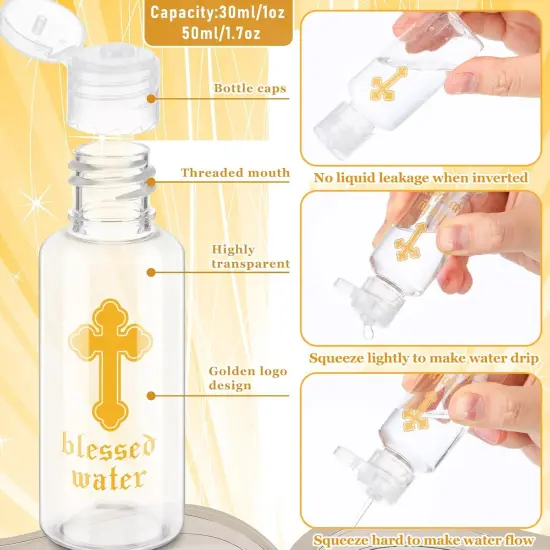 50 Pcs Empty Holy Water Bottles (30 ml) {3}