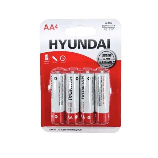 HYUNDAI&reg; 4 Pack AAA Heavy Duty Batteries {3}