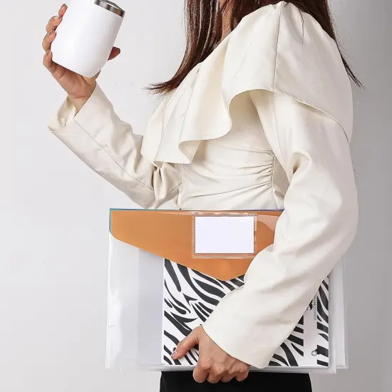 Clear Plastic Envelopes with Snap Closure {3}