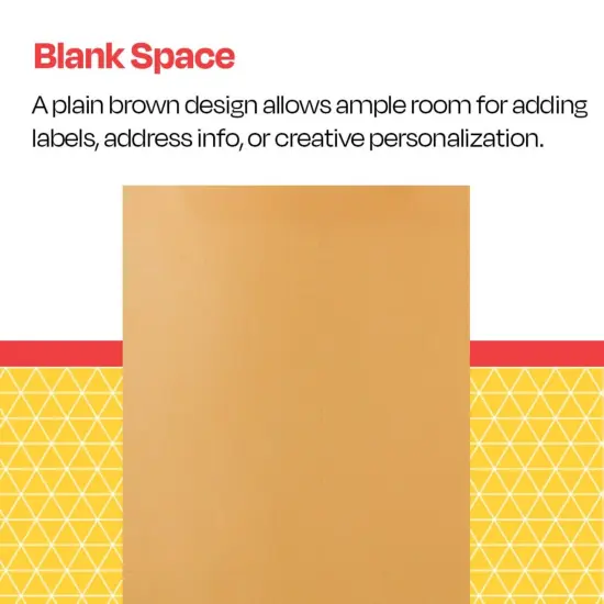 School Smart No Clasp Envelopes with Gummed Flap, 6 x 9 Inches, Kraft Brown, Pack of 500 {7}