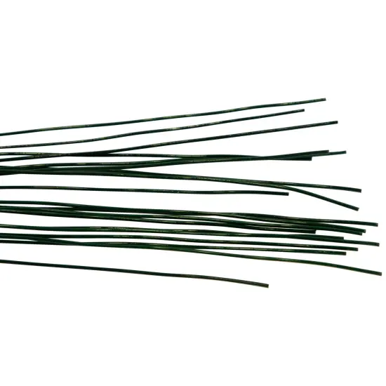 Darice 18 GA. Painted Stem Wire Floral Accessory -18" - Green {6}