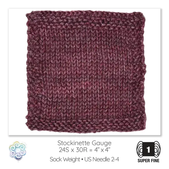 Slinky Malinky Superwash Merino Sock Yarn with Tencel - Silky & Strong. Pacific Northwest Hand Dyed. Fingering Weight #1. Alpenglow 2 pack {3}