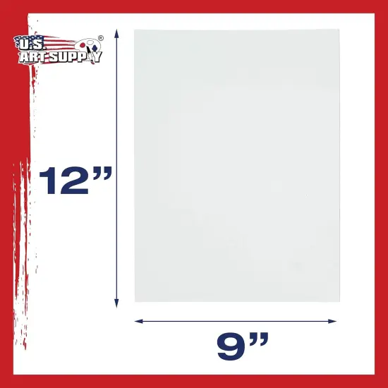 9 X 12 inch Professional Artist Quality Acid Free Canvas Panel Boards for Painting 2-12-Packs (1 Full Case of 24 Single Canvas Board Panels) {3}