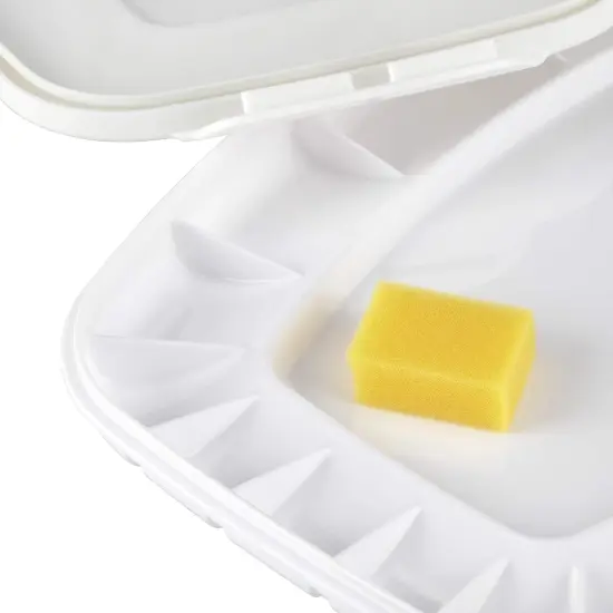 Air Tight Mixed Media Color Palette - Stay Wet Palette for Acrylic Painting, Oil Colors, Water Colors, Alcohol Inks - Easy to Clean 23-Wells (5 X 9 Mixing Area) {2}