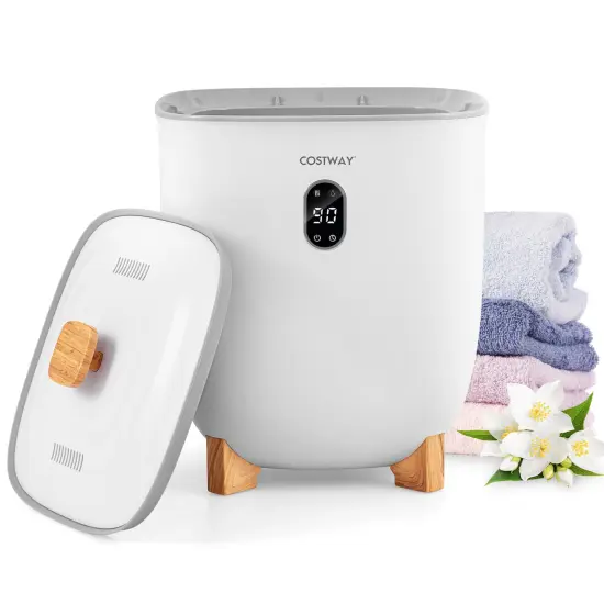 20L Towel Warmer and Dryer with Aromatherapy and Timer Control {4}