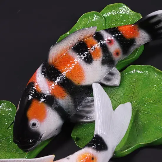 Yin Yang Koi Fish Wall Decor Statue {6}