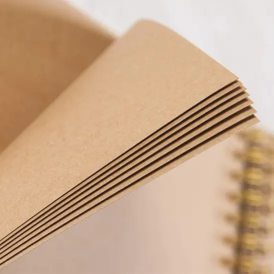 DIY Scrapbook Photo Album with Cover Photo 80 Pages Hardcover Craft Paper Photo Album for Guest Book, Anniversary, Valentines Day Gifts (Brown, 10 x 10 inch) {4}