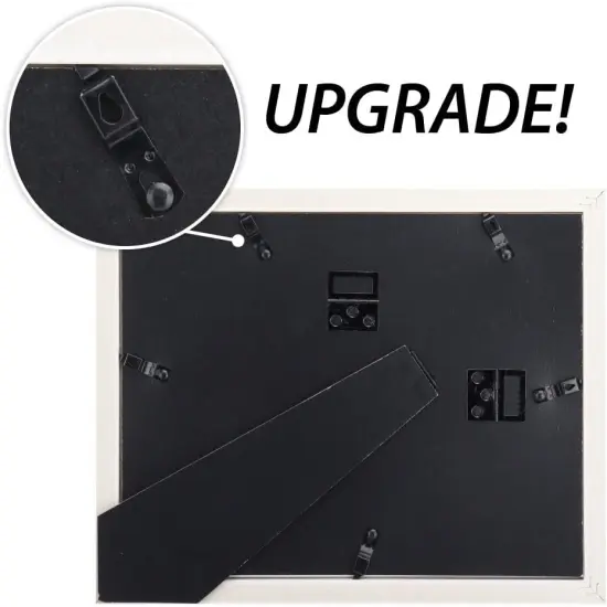 Document Diploma Picture Frames 8.5x11,Brown Wood Grain,4 Pack {5}