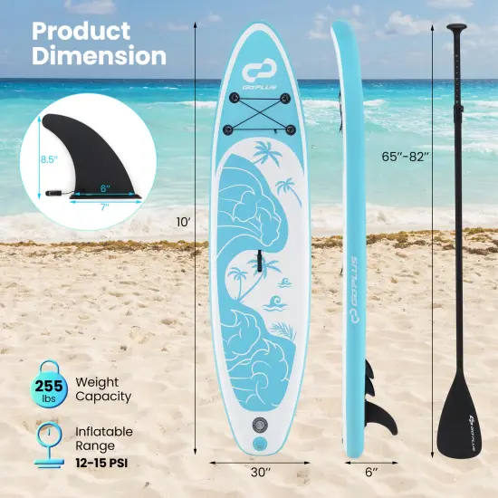 Inflatable Stand Up Paddle Board with Premium SUP Accessories {5}