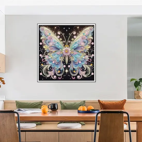 Butterfly Diamond Painting Kits for Adults, 5D Special Shape Diamond Art Kits for Beginners, Crystal Rhinestones Diamond Painting for Home Wall Decoration, 12&times;12 Inch {5}