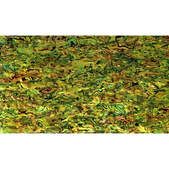 Shell Veneer, 5.5 x 9.5 inches | WMOP, BMOP, Abalone | Includes 3M Adhesive Sheet for Application, Great for Inlay Projects Peridot Green {1}