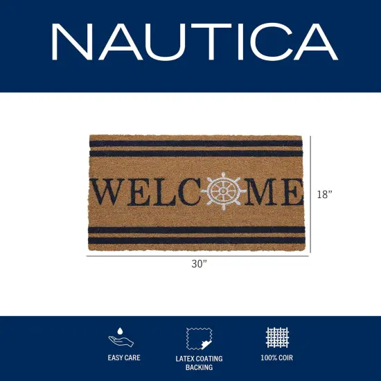 Heavy Duty Coir Doormat | Outdoor Home D&eacute;cor | 18&rsquo;x30&rsquo; | Absorbent, Fade Resistant & Pet Friendly, 18x30, Natural Welcome {2}