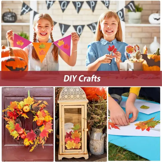 Artificial Autumn Fall Maple Leaves {5}