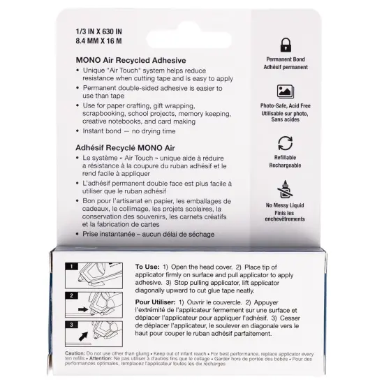 Mono Air Recycled Adhesive Applicator-1/3"X630" {6}