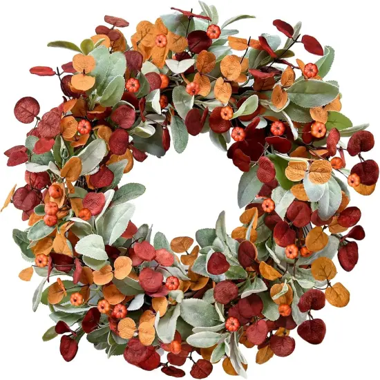 22 in Fall Wreaths for Front Door {1}
