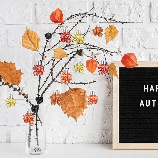 Fall Maple Leaf -(24 Pcs) {3}