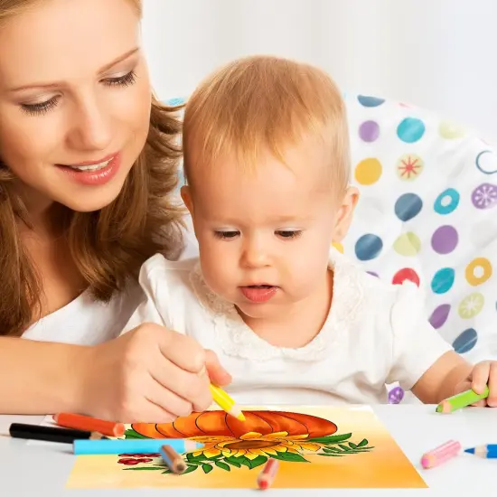 36PCS Fall Coloring Pages for Kids {5}