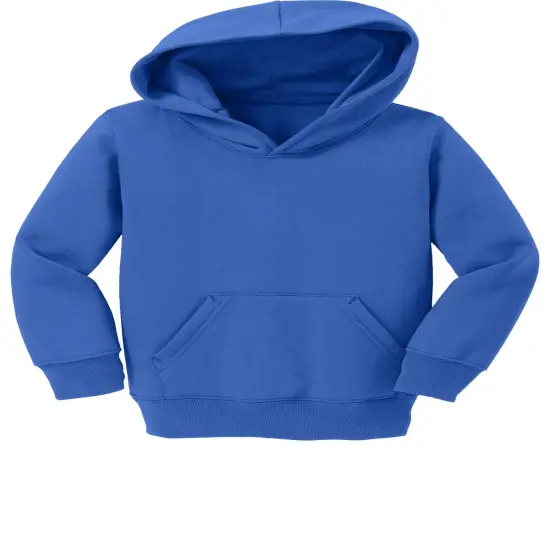 Port & Company&reg; Toddler Core Fleece Pullover Hooded Sweatshirt Royal {2}