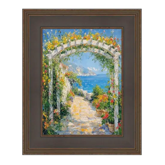 Wide Gold Black Flat Panel Picture Frame 12x20 frame {3}
