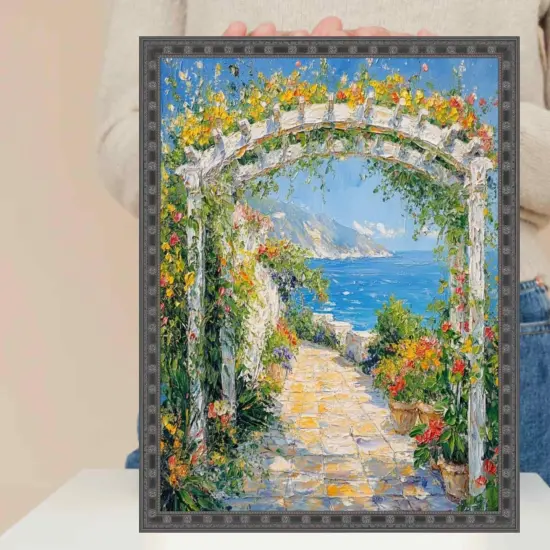 Narrow Black Stars Picture Frame 12x20 frame {7}