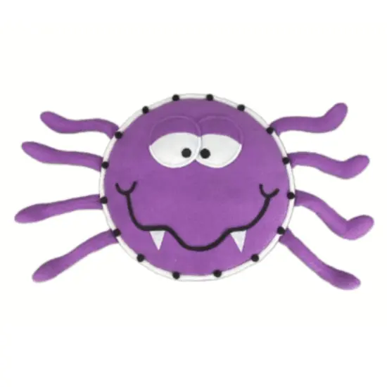 12" Plush Spider Wreath Accent: Purple {1}