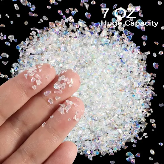 Broken Crushed Glass Glitter Shards {2}