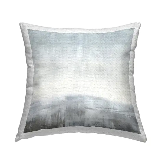 Stupell Industries Grey Serene Landscape Outdoor Pillow, 18 x 7 x 18 {1}