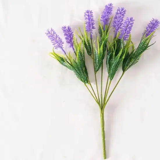 4pcs Lavender Flower Branch for Cheerful Table Decor {1}