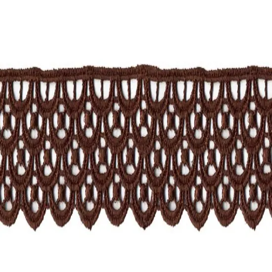 LACE 30MM DK BROWN {1}
