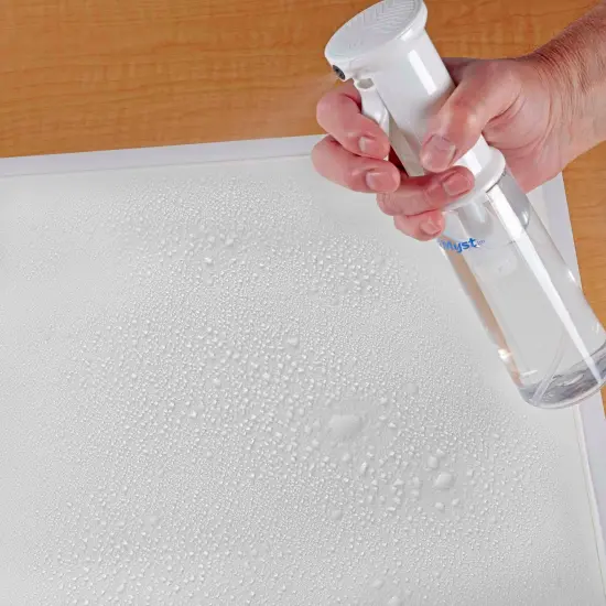 Creative Mark AquaMyst 300 ml Continuous Mist Spray Bottle - 5-Pack - Ergonomic Plant Mister - Water Mister Spray Bottle w/ Pre-Compression Technology, Drip-Free 0.3 mm Nozzle, Clear 10.14 oz Bottles {6}