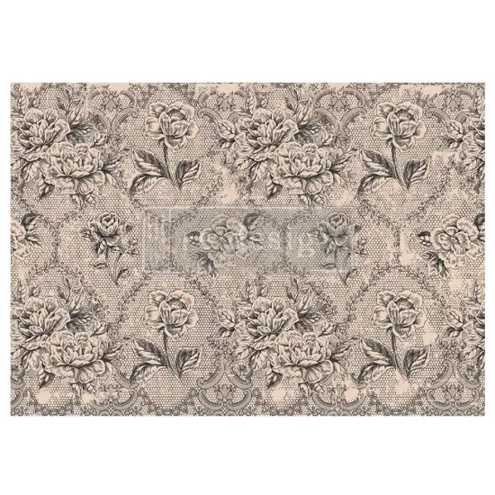 A1 Decoupage Fiber - Antique Laces - 1 sheet, A1 size {1}