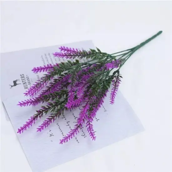 4pcs Lavender Plants for Elegant Table Decor & Relaxing Fall Ambiance Purple {2}