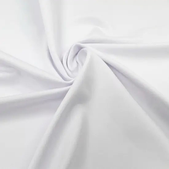 EcoDelish Double Peached Melange Fabric White {1}