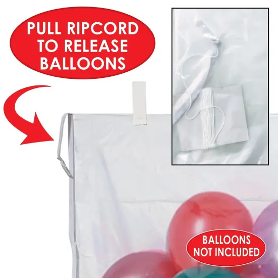 12 Pack Bulk New Year's Eve Packaged Plastic Balloon Bag - bag only {2}
